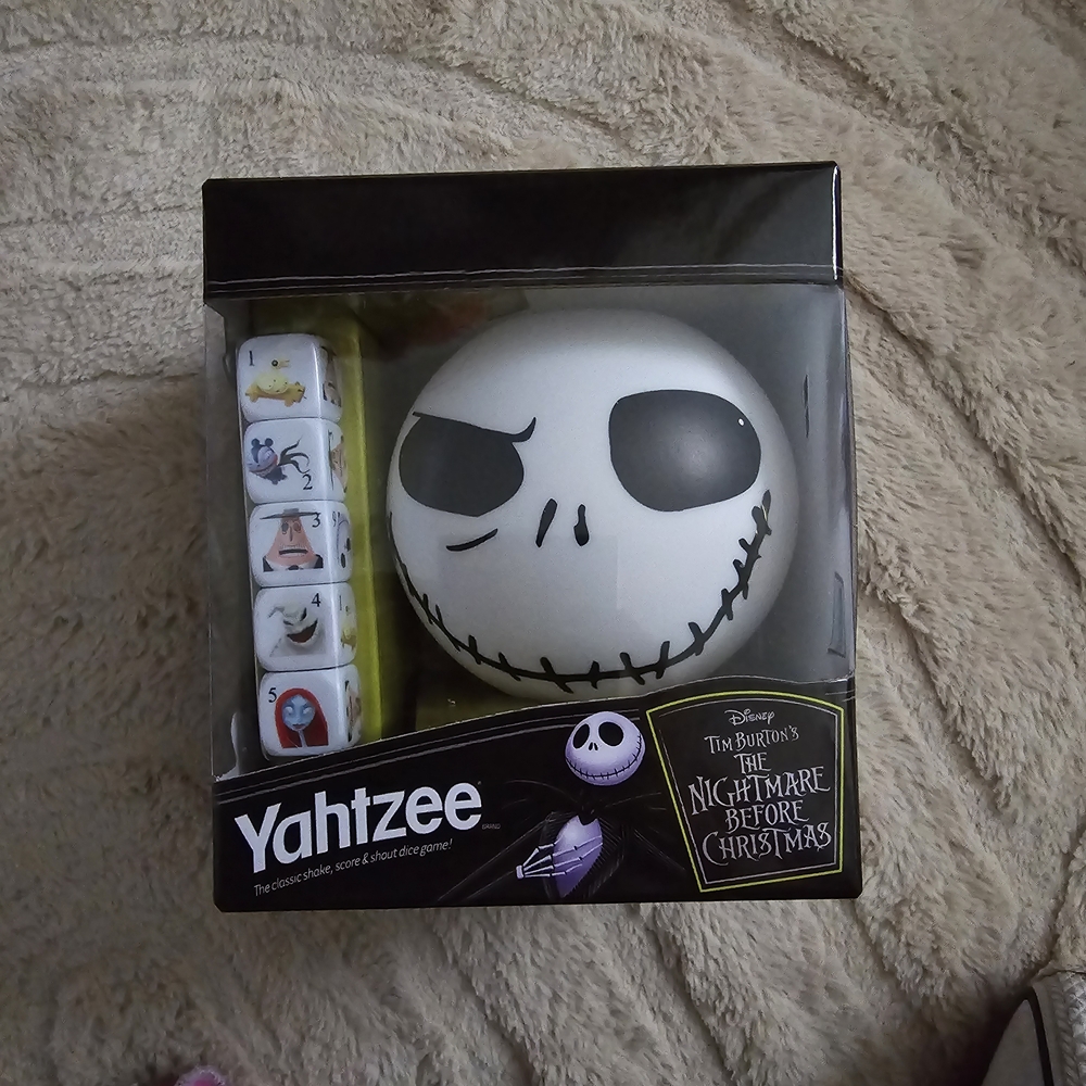Yahtzee The Nightmare Before Christmas Game